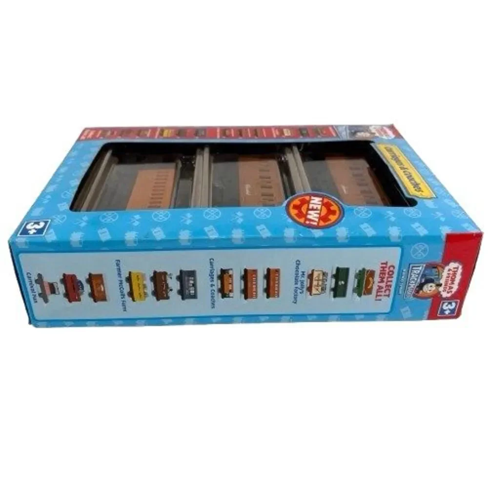 Thomas & Friends Trackmaster Carriages & Coaches Railway System 2008 NEW Box Set